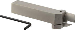 Iscar - HFH, External, Right Hand, 0.98" Max Depth of Cut, 0.157" Max Groove Width, Indexable Grooving Tool Holder - DGN 4.., GRIP 4.., HFPR 4004 Insert Compatibility, 1" Shank Height, 1" Shank Width, 6" OAL - Eagle Tool & Supply