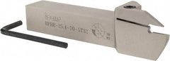 Iscar - HFH, External, Right Hand, 1.26" Max Depth of Cut, 0.197" Min Groove Width, Indexable Grooving Tool Holder - 1" Shank Height, 1" Shank Width, 6" OAL - Eagle Tool & Supply