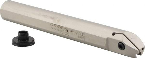 Iscar - HFI, Internal, Left Hand, 0.197" Max Depth of Cut, 0.118 to 0.236" Groove Width, Indexable Grooving Tool Holder - HFP.., HGPL Insert Compatibility, 1" Shank Width, 8" OAL, Through Coolant - Eagle Tool & Supply