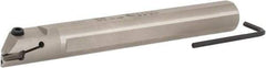 Iscar - HFI, Internal, Right Hand, 0.197" Max Depth of Cut, 0.157 to 0.236" Groove Width, Indexable Grooving Tool Holder - 1" Shank Width, 8" OAL, Through Coolant - Eagle Tool & Supply
