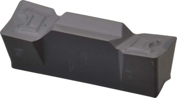 Iscar - 6004HFPL Grade IC428, 6mm Cutting Width Carbide Grooving Insert - 3mm Max Depth of Cut, Left Hand, 0.4mm Corner Radius, Al2O3 Finish - Eagle Tool & Supply