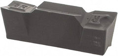 Iscar - 6004HFPR Grade IC428, 6mm Cutting Width Carbide Grooving Insert - 3mm Max Depth of Cut, Right Hand, 0.4mm Corner Radius, Al2O3 Finish - Eagle Tool & Supply