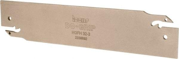 Iscar - 1.2598" Blade Height, 0.0945" Blade Width, 5.9055" OAL, Neutral Cut, Double End Indexable Cut-Off Blade - HGFH Blade - Eagle Tool & Supply