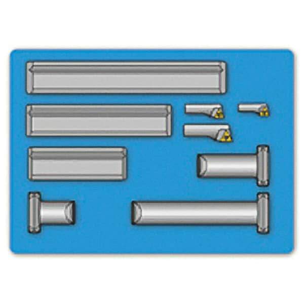 Iscar - 1.26" Min Diam Smallest Bar, 46mm Min Diam Largest Bar, Indexable Boring Bar Set - TPG.. Insert, BHFH Toolholder, 69mm Max Bore Depth - Eagle Tool & Supply