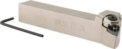 Iscar - MWLN, Left Hand Cut, 3/4" Shank Height x 3/4" Shank Width, Negative Rake Indexable Turning Toolholder - 4-1/2" OAL, WNM..3 Insert Compatibility, Series Isoturn - Eagle Tool & Supply