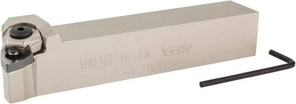 Iscar - MWLN, Right Hand Cut, 1" Shank Height x 1" Shank Width, Negative Rake Indexable Turning Toolholder - 6" OAL, WN.. Insert Compatibility, Series Isoturn - Eagle Tool & Supply