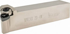Iscar - MWLN, Right Hand Cut, 1-1/4" Shank Height x 1-1/4" Shank Width, Negative Rake Indexable Turning Toolholder - 6" OAL, WNM..43.. Insert Compatibility, Series Isoturn - Eagle Tool & Supply