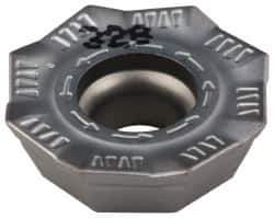 Iscar - OEMT060405 76 Grade IC328 Carbide Milling Insert - TiCN Finish, 0.1866" Thick, 0.5618" Inscribed Circle, 0.5mm Corner Radius - Eagle Tool & Supply