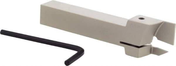 Iscar - PHG, External, Left Hand, 17mm Max Depth of Cut, 2.4 to 3.18mm Groove Width, Indexable Grooving Tool Holder - GDMW 2.4 Insert Compatibility, 16mm Shank Height, 16mm Shank Width, 110mm OAL - Eagle Tool & Supply
