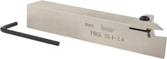 Iscar - PHG, External, Left Hand, 0.67" Max Depth of Cut, 3/32 to 1/8" Groove Width, Indexable Grooving Tool Holder - GDMW 2.4 Insert Compatibility, 1" Shank Height, 1" Shank Width, 6" OAL - Eagle Tool & Supply