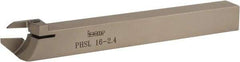 Iscar - PHS, External, Left Hand, 5/8" Max Depth of Cut, 3/32 to 1/8" Groove Width, Indexable Grooving Tool Holder - GDMW 2.4 Insert Compatibility, 0.63" Shank Height, 0.63" Shank Width, 5.9" OAL - Eagle Tool & Supply