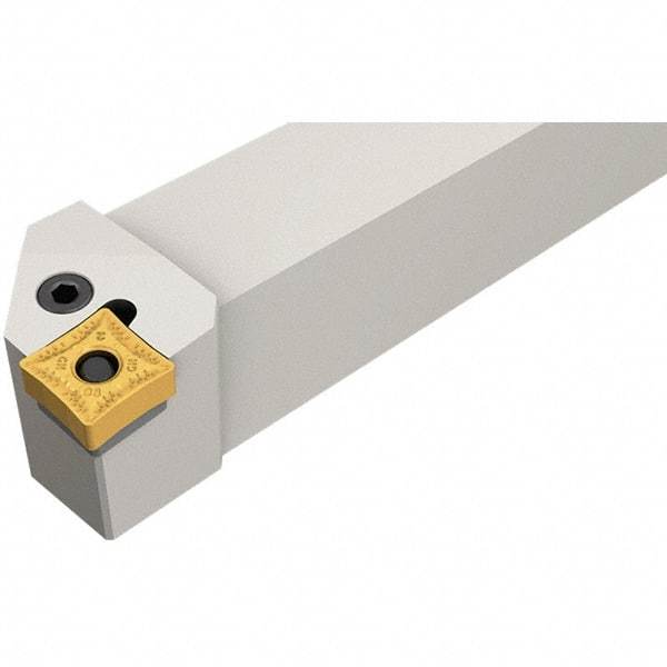 Iscar - PQFN, Right Hand Cut, 1" Shank Height x 1" Shank Width, Negative Rake Indexable Turning Toolholder - 6" OAL, QNMG 43.. Insert Compatibility, Series Isoturn - Eagle Tool & Supply
