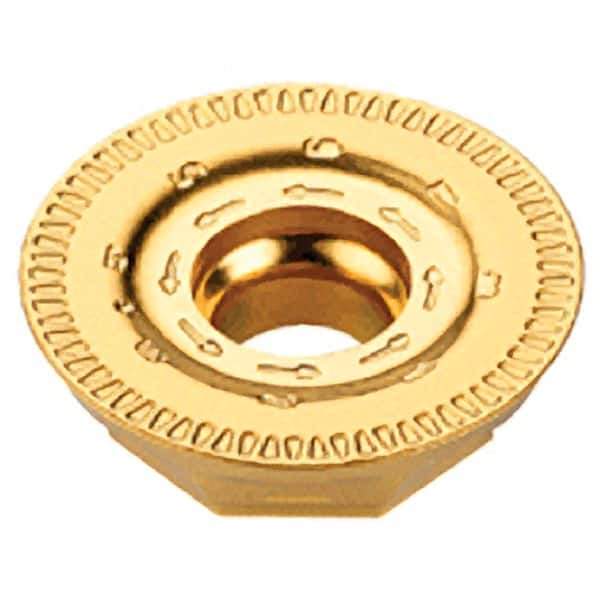 Iscar - RFMT1905 76 Grade IC328 Carbide Milling Insert - TiCN Finish, 0.2157" Thick, 0.7772" Inscribed Circle - Eagle Tool & Supply