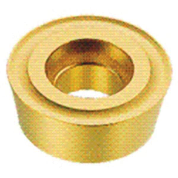 Iscar - RPMT43 Grade IC50M Carbide Milling Insert - Uncoated, 3/16" Thick, 1/2" Inscribed Circle - Eagle Tool & Supply