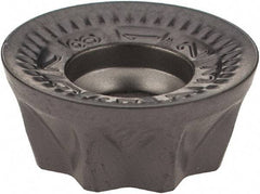 Iscar - R90MT43 RM Grade IC950 Carbide Milling Insert - TiAlN Finish, 0.213" Thick, 1/2" Inscribed Circle - Eagle Tool & Supply