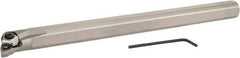 Iscar - 1" Min Bore Diam, 10" OAL, 3/4" Shank Diam, Indexable Boring Bar - 1.1" Max Bore Depth, Screw Holding Method - Eagle Tool & Supply