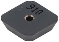 Iscar - SEKN42 Grade IC910 Carbide Milling Insert - AlTiN Finish, 0.1252" Thick, 1/2" Inscribed Circle - Eagle Tool & Supply