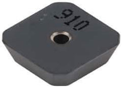 Iscar - SEKN42 Grade IC910 Carbide Milling Insert - AlTiN Finish, 0.1252" Thick, 1/2" Inscribed Circle - Eagle Tool & Supply