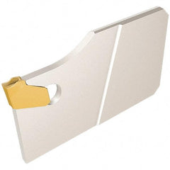 Iscar - 0.047" Groove Width, Right Hand Cut, SGB Indexable Grooving Blade - 0.035 Seat Size, GFN-A, GFN-C, GFN-J, GFN-M, GFN-U, GFN-W, GFR/L-C, GFR/L-J, GFR/L-W, GFR-U Insert Style, Series Self-Grip - Eagle Tool & Supply