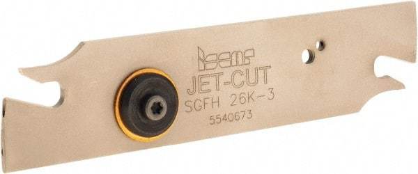 Iscar - 2.7 to 3.53mm Groove Width, Neutral Cut, SGFH Indexable Grooving Blade - GFN-A, GFN-C, GFN-J, GFN-M, GFN-U, GFN-W, GFR-U, GFR/L-C, GFR/L-J, GFR/L-W Insert Style, Series Self-Grip - Eagle Tool & Supply