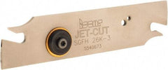 Iscar - 2.7 to 3.53mm Groove Width, Neutral Cut, SGFH Indexable Grooving Blade - GFN-A, GFN-C, GFN-J, GFN-M, GFN-U, GFN-W, GFR-U, GFR/L-C, GFR/L-J, GFR/L-W Insert Style, Series Self-Grip - Eagle Tool & Supply