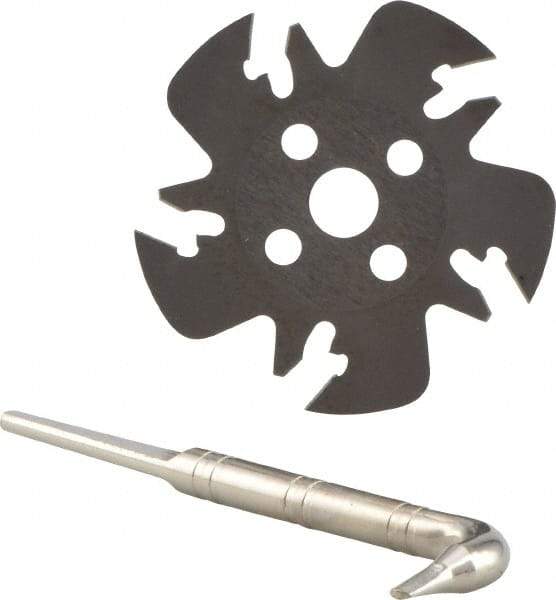 Iscar - Arbor Hole Connection, 0.5906" Depth of Cut, 63mm Cutter Diam, 0.3937" Hole Diam, 5 Tooth Indexable Slotting Cutter - SGSF Toolholder, GSF. Insert - Eagle Tool & Supply
