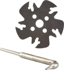 Iscar - Arbor Hole Connection, 0.5906" Depth of Cut, 63mm Cutter Diam, 0.3937" Hole Diam, 5 Tooth Indexable Slotting Cutter - SGSF Toolholder, GSF. Insert - Eagle Tool & Supply