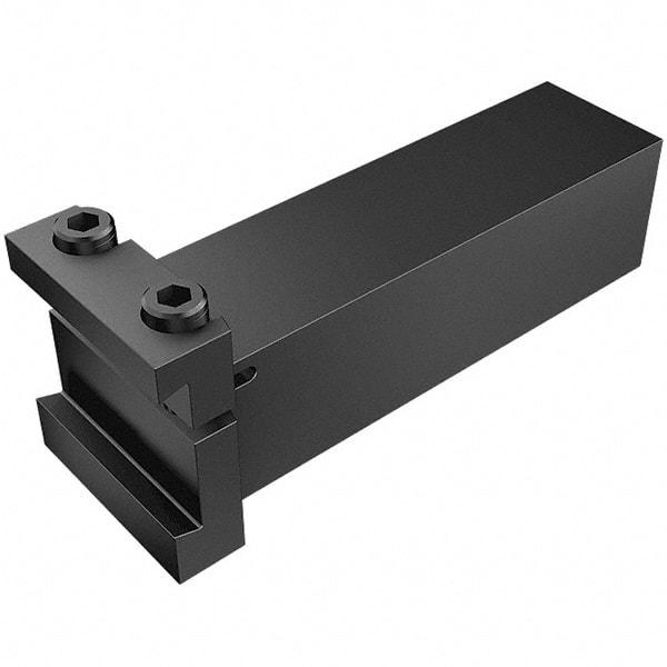 Iscar - Tool Block Style SGTBF, 32mm Blade Height, 102mm OAL, 48mm OAH, Indexable Cutoff Blade Tool Block - 25mm Shank Height, 25mm Shank Width, Reversible - Eagle Tool & Supply