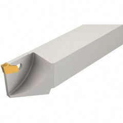 Iscar - SGTF, Right Hand Cut, 1.77" Max Workpc Diam, Indexable Cutoff Toolholder - 20mm Shank Width, 20mm Shank Height, 125mm OAL - Eagle Tool & Supply