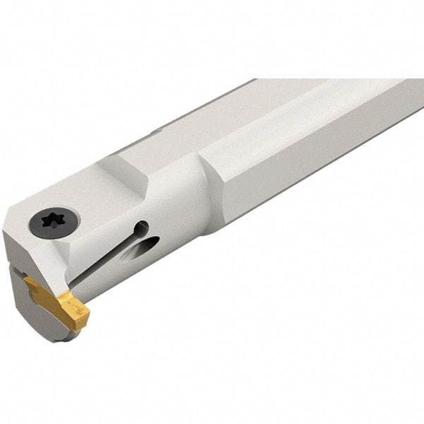 Iscar - 20.5mm Min Bore Diam, 150mm OAL, 16mm Shank Diam, TGIR Indexable Boring Bar - 25mm Max Bore Depth, TGMF 3.. Insert, Clamp Holding Method - Eagle Tool & Supply