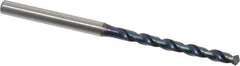 OSG - 1/8" 130° Vanadium High Speed Steel Jobber Drill - WD1 Finish, Right Hand Cut, Spiral Flute, Straight Shank, 68mm OAL, Faceted Point - Eagle Tool & Supply