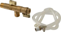 PRO-SOURCE - 1/2" Inlet, Self Cleaning Condensate Drain Kit - 1/2" NPT Outlet, 0 to 600 psi - Eagle Tool & Supply