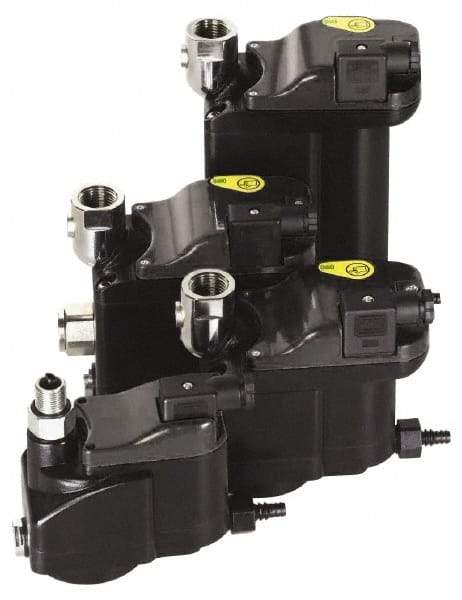 Domnick Hunter - 1/2" Inlet, Zero Air-Loss Level Sensing Condensate Drain - 1/8" NPT Outlet, 3 to 232 psi, 3,532 CFM Receiver Compressor, 7,063" CFM Refrigerated Dryer - Eagle Tool & Supply
