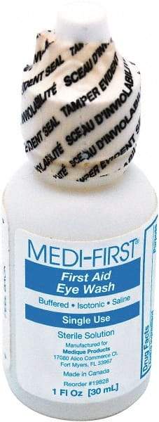 Medique - 1 oz Eyewash Solution Liquid - Comes in Bottle, Sterile - Eagle Tool & Supply