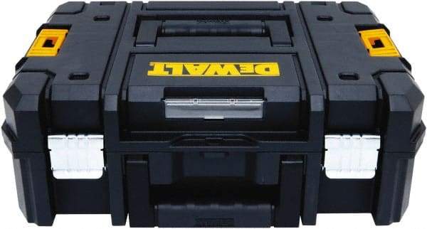 DeWALT - Tool Box - 17-1/4" Wide x 6-3/8" Deep x 13" High, Structural Foam, Black - Eagle Tool & Supply