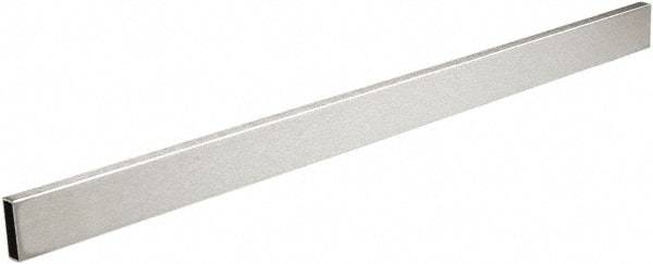 ECONOCO - 1/2" Wide, 1-1/2 High, Open Shelving Accessory/Component - Steel, Satin Chrome Finish, 24" Long, Use with 1-1/4" Hangrail Brackets - Eagle Tool & Supply