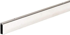 ECONOCO - 1/2" Wide, 1-1/2 High, Open Shelving Accessory/Component - Steel, Matte Finish, 48" Long, Use with 1/2" x 1-1/2" Rectangular Tubing Hangrail Brackets - Eagle Tool & Supply