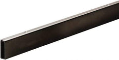 ECONOCO - 1/2" Wide, 1-1/2 High, Open Shelving Accessory/Component - Steel, Matte Finish, 24" Long, Use with 1/2" x 1-1/2" Rectangular Tubing Hangrail Brackets - Eagle Tool & Supply