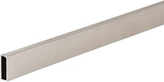 ECONOCO - 1/2" Wide, 1-1/2 High, Open Shelving Accessory/Component - Steel, Chrome Finish, 96" Long, Use with 1-1/4" Hangrail Brackets - Eagle Tool & Supply