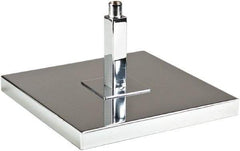 ECONOCO - 10" Wide, Open Shelving Accessory/Component - Steel, Chrome Finish, 10" Long, Use with 5/8" Flange Upright - Eagle Tool & Supply