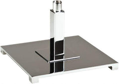 ECONOCO - 8" Wide, Open Shelving Accessory/Component - Steel, Chrome Finish, 8" Long, Use with 5/8" Flange Upright - Eagle Tool & Supply