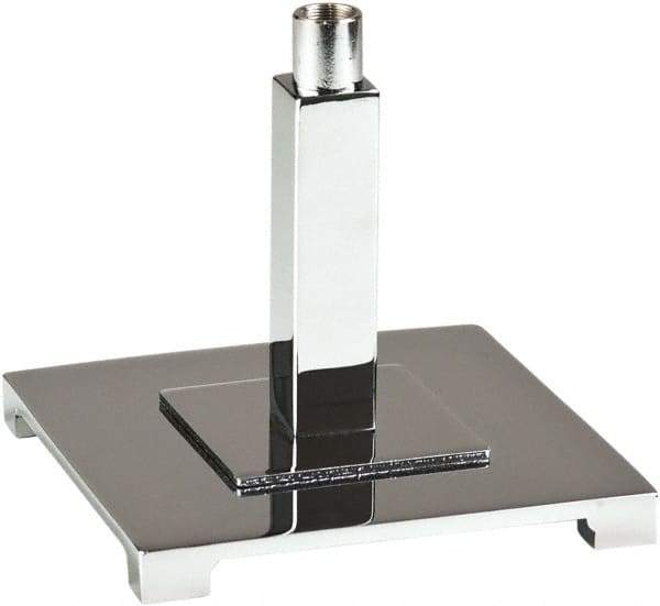 ECONOCO - 6" Wide, Open Shelving Accessory/Component - Steel, Chrome Finish, 6" Long, Use with 5/8" Flange Upright - Eagle Tool & Supply