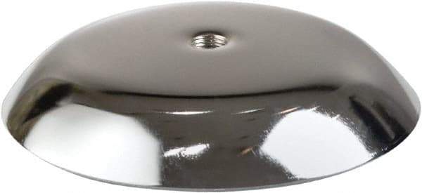 ECONOCO - 4" Wide, Open Shelving Accessory/Component - Steel, Chrome Finish, 4" Long, Use with 3/8" Flange Upright - Eagle Tool & Supply