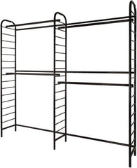 ECONOCO - 16" Wide, 88 High, Open Shelving Accessory/Component - Steel, Semi-Gloss Finish, 96" Long, Use with Ladder System - Eagle Tool & Supply