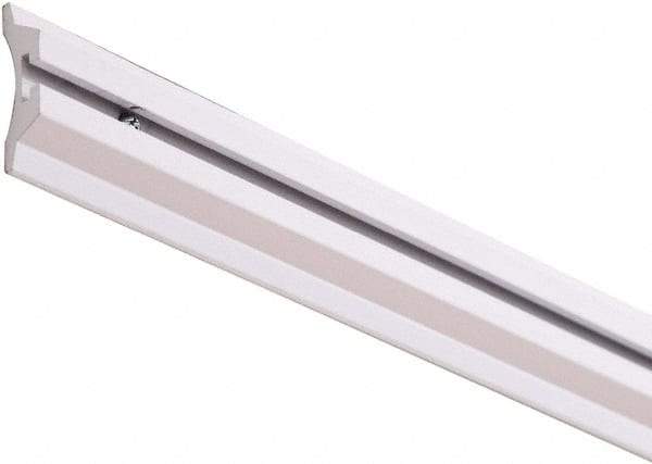 ECONOCO - 96" Wide, Open Shelving Accessory/Component - Aluminum, Aluminum Finish, 2-1/2" Deep, Use with Trac2000, Trac2001, System 94, Mirage Mini-Ladder System - Eagle Tool & Supply