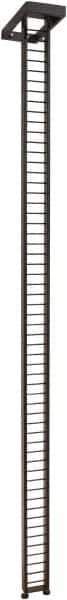 ECONOCO - 1-1/2" Wide, 87-1/2 High, Open Shelving Accessory/Component - Steel, Matte Finish, 7-1/2" Deep, Use with Mini-Ladder System - Eagle Tool & Supply