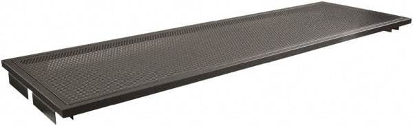 ECONOCO - 43" Wide, Open Shelving Accessory/Component - Steel, Matte Finish, 43" Long, Use with Mirage Mini-Ladder System - Eagle Tool & Supply