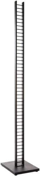 ECONOCO - 12" Wide, 73 High, Open Shelving Accessory/Component - Steel, Matte Finish, 15" Long, Use with Mini-Ladder System - Eagle Tool & Supply