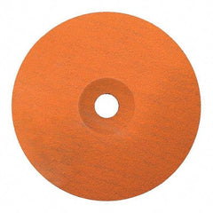 WALTER Surface Technologies - 7" Diam 7/8" Hole 24 Grit Fiber Disc - Ceramic - Eagle Tool & Supply