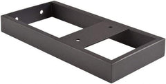 ECONOCO - Black Matte Finish Anchor Bracket - 12-3/4" Long, 6" Wide - Eagle Tool & Supply